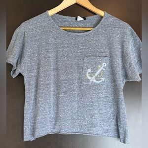 RUE21 Heather Gray Crop Top
